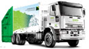 Caminhão Eurocargo movido a GNV - exposto no Fenatran 2009